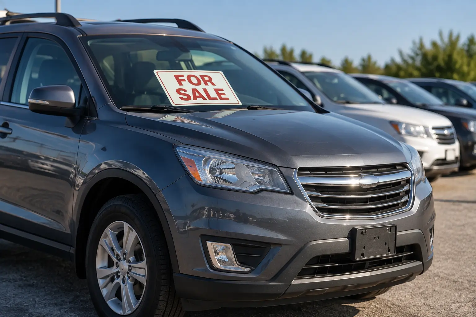 Person trying to sell a car privately in Banff